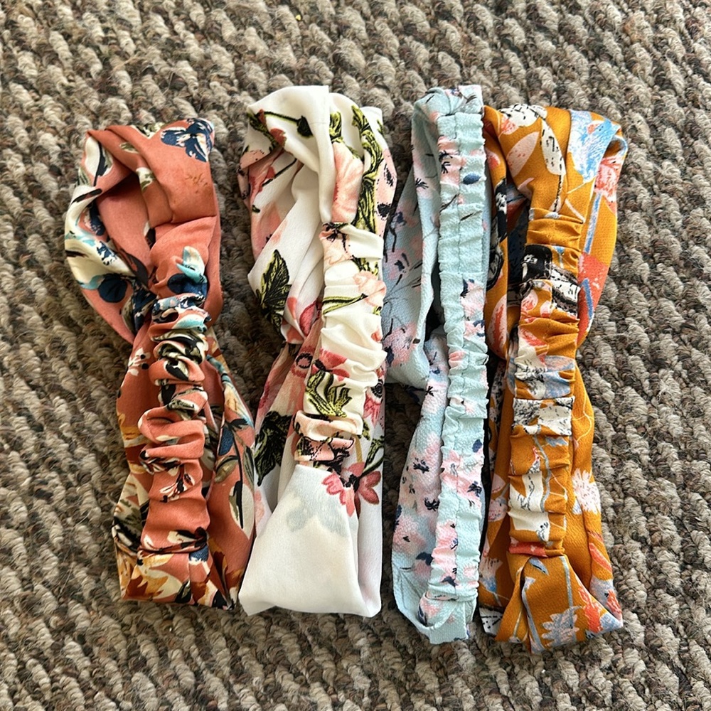 Knotted Elastic Headbands - 4 - Picture 2 of 2